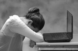 fatigued woman fatigued woman