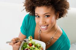 woman eating healthy food woman eating healthy food